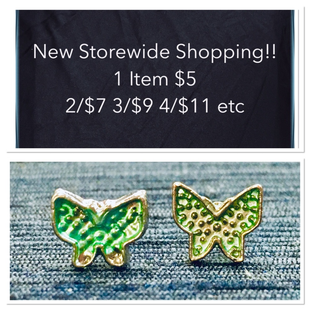 New Butterfly Stud Earrings